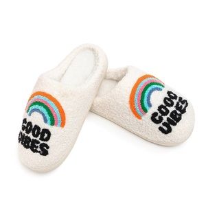 Cute Good Vibes slippers